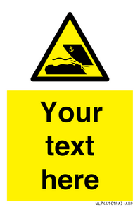 Custom Warning submerged objects in watercraft areas